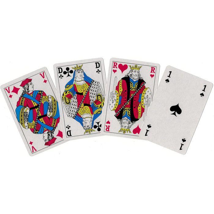 Jeu de cartes - COFALU - 54 Cartes Luxe - Intérieur - Mixte - A partir de 3 ans