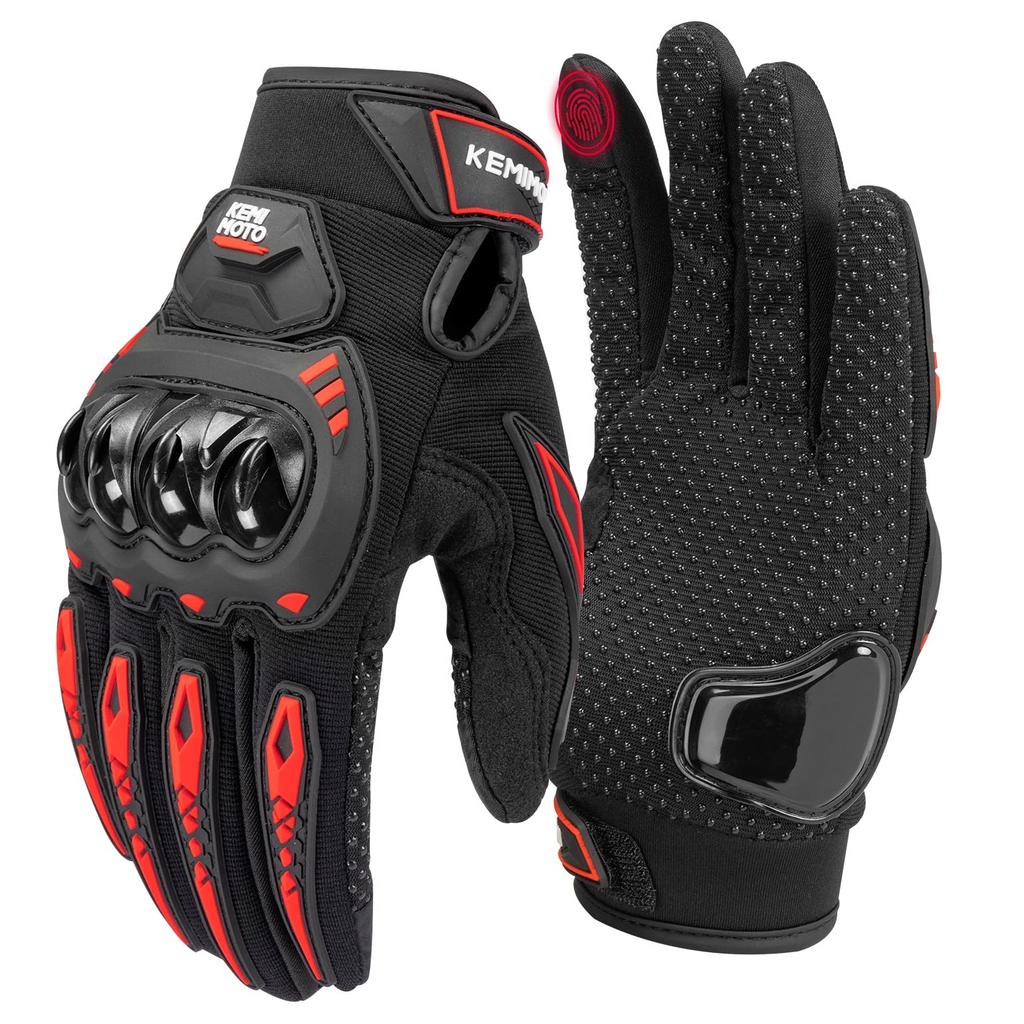 KEMIMOTO 8002 Мотоциклетные перчатки, Летние, Весенние, Сетчатые, Совместимые со смартфоном, Летние перчатки, Велоперчатки, Все
