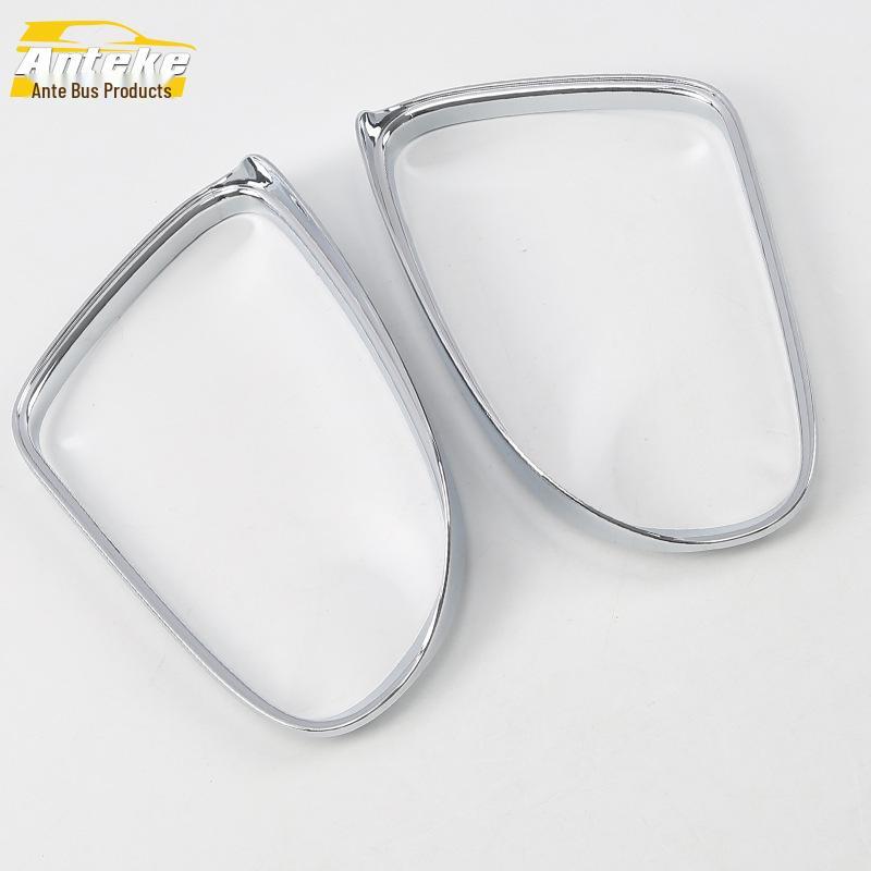 Angsino Rearview Mirror Rain Shield for 18 Models - Bright Ring Patch