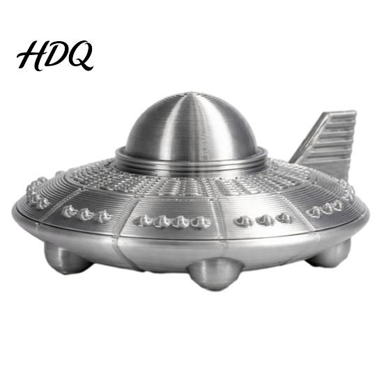 Настольное украшение НЛО 3D-печатная модель Фигурка Космический корабль в стиле Sci-Fi Декор Изделие ручной работы