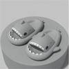 Shark Slippers Funny Slippers Outdoor Parent Child Slippers Solid Color Soft Anti-skid