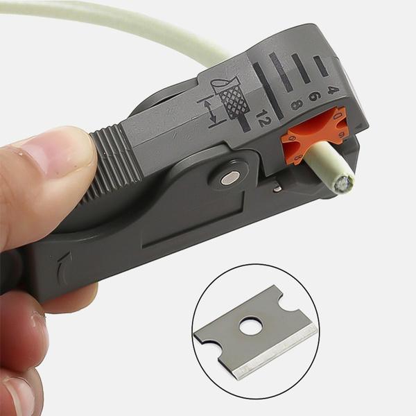 Автоматический инструмент для зачистки проводов, кабельный резак, плоскогубцы для зачистки, щипцы для зачистки с двойными лезвиями
