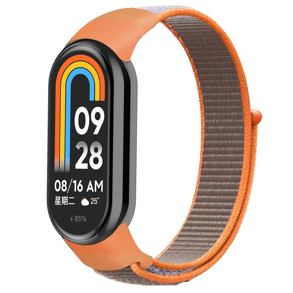 Нейлоновый ремешок для Xiaomi Mi Band 10/9/8 Браслет NFC Дышащий браслет Наручный ремешок Correa Спортивный ремешок для Mi band 8/9/10 Ремешок