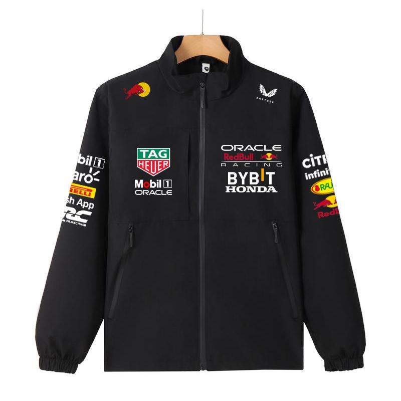 Куртка команды F1 Red Bull Летняя куртка-штормовка команды F1 Formula Racing Red Bull Racing