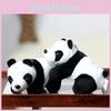 Realistic Panda Plush Toy Soft Stuffed Animal Cute Panda Doll Keychain Gift