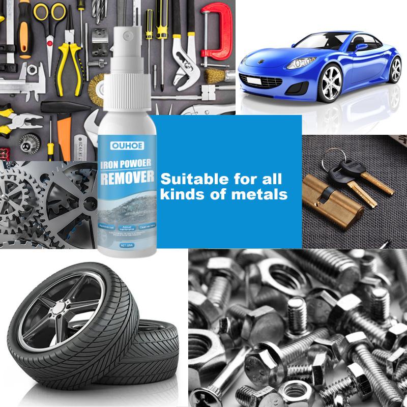 Многоцелевое средство для удаления ржавчины, спрей для металлической поверхности, хромированная краска для обслуживания автомобиля, железный порошок для чистки, суперсредство для удаления ржавчины