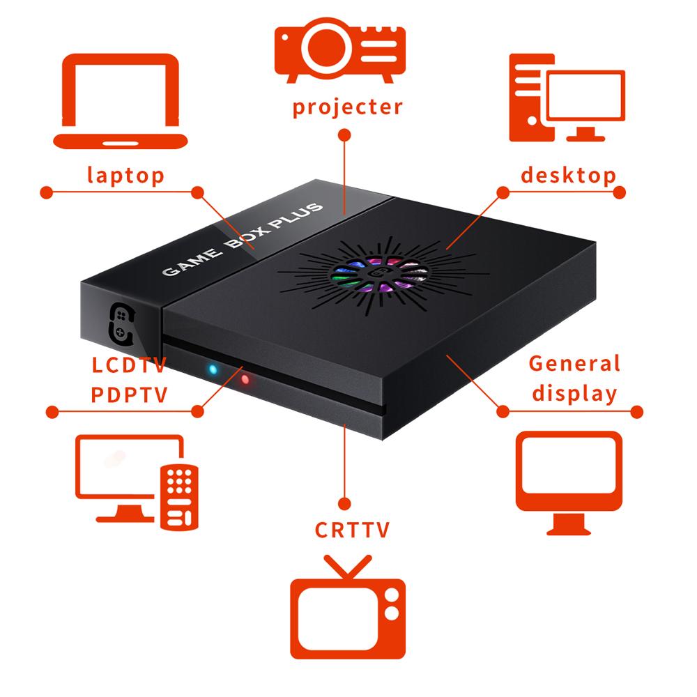 Портативная игровая консоль X6, игровая консоль для телевизора, встроенная 9000 игр, 2,4 г, 4k Gameboy, ретро, для двух игроков, игровая приставка 64 г, игровая приставка HD