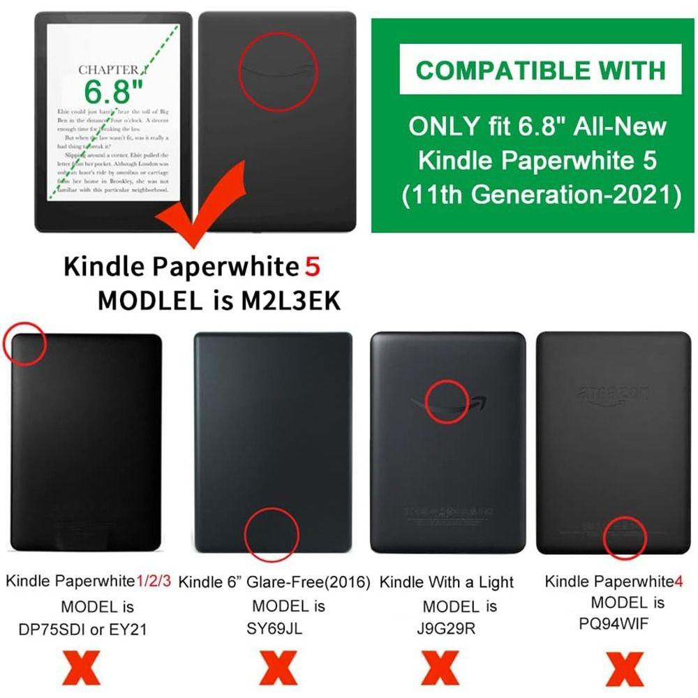 M2L3EK 6,8-дюймовый защитный чехол из силикона 11-го поколения Funda для Kindle Paperwhite 5