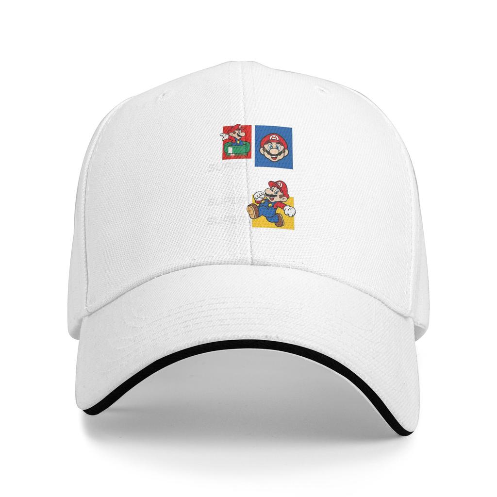 Super Marios Coins Baseball Caps Hip Hop Sandwich Hat Unisex Style Adjustable Headwear Outdoor