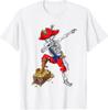 Dabbing Pirate Skeleton Dab Kids Halloween Costume Gift T-Shirt