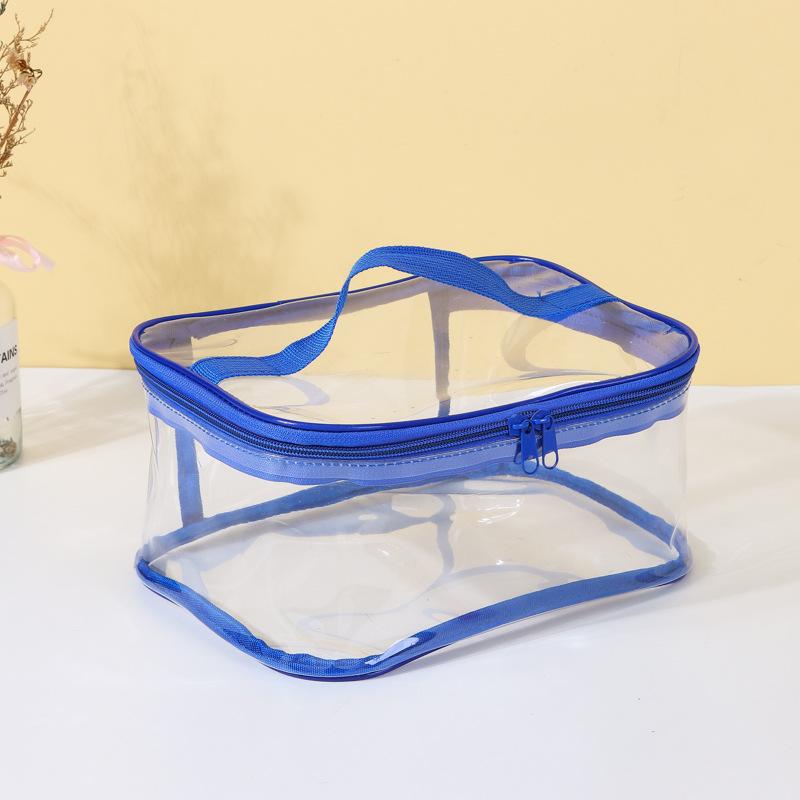 Новый прозрачный мешочек для хранения с молнией и ручкой для переноски для маленьких строительных блоков Lego, игрушка, домашняя организация, путешествия на открытом воздухе