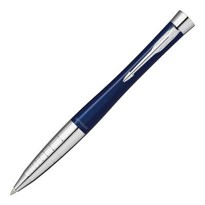 PARKER Шариковая ручка Urban Premium Navy Blue Sizzle CT Среднее перо Подарочная коробка Официальный импорт 2194679 На масляной основе