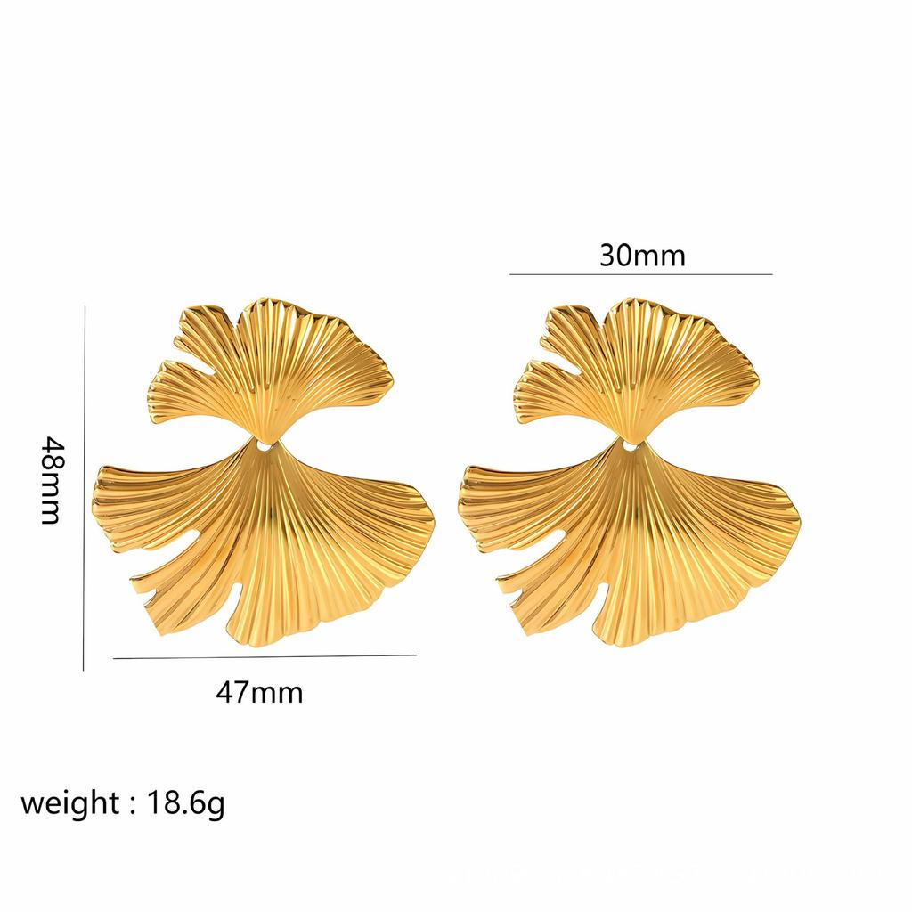 Individual Butterfly Insect Stainless Steel Earrings 18K Gold Color Waterproof Earring Elegant Dangling Charm Jewelry for Women