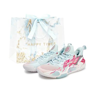 Li Ning Speed 9 Sakura Speed Electric Glow, Сумка-шоппер Амортизация Нескользящая Отскок Низкие Баскетбольные кроссовки ABPT001-6(Команда1496-)