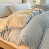DoubleSided Thickened Milk Fleece Quilt Cover Single Piece Winter Quilt Single Dormitory 150X200X230 Coral Fleece Quilt Cover Fleece