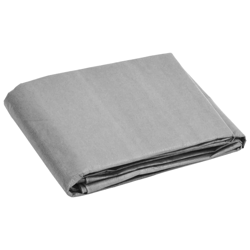 Vidaxl Plandeka, 180 G/M², 3X6 M, Szara, Hdpe