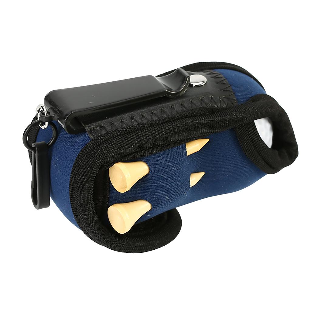 3 Colors Golf Ball Bag Holder Clip Utility Pouch Sports Golfing Accessories With Tees
