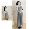 Pregnant Women's Dress for Autumn, Covering The Pregnant Belly To Show Off Weight, Spring and Autumn Plus Size Camisole Skirt, Vest Skirt
