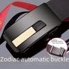 Zodiac Men's Automatic Buckle Belt: Stylish, Versatile Belt for Casual and Business Wear