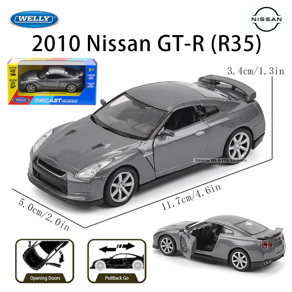WELLY 5-дюймовый 1999 Nissan GTR R34 Porsche 911 GT3 RS Chevrolet Volkswagen литой металлический модель автомобиля игрушка статическая литая коллекция автомобилей