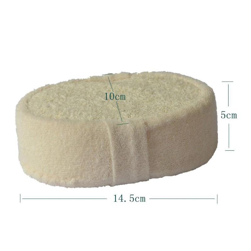 1 шт. Утолщенная натуральная люфа, губка для ванны - Здоровое растирание в душе, массажная щетка для всего тела, горячая распродажа, отшелушивающая губка для купания