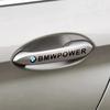 CCL1 Значки Автомобиля X4 X5 X6 Для BMW 4ШТ Значок Автомобиля Для BMW Наклейка 'Power' Наклейка На Ручку Двери Автомобиля Для BMW X1 X3 X5 X6 M3 M5 M6 E46 E39 E90 E60 E3