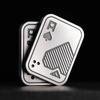 Magnetic Push Card Pushing Plate Mechanical Slider Haptic Coin Metal Anti Stress Reducing Sensory Toy Mini Fidget Relieve Adults