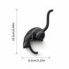 Перевернутый подвесной крючок-украшение в виде кошки, напечатанный на 3D-принтере - Крючок-храповик в форме кошки для домашнего декора, ключей, в помещении, Идея для любителя домашних животных