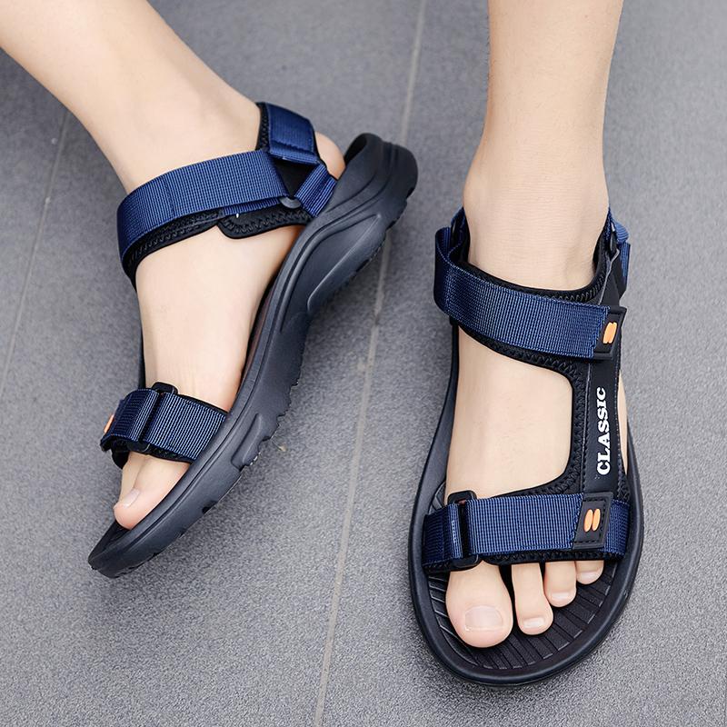 Fashion Men Sandals Summer Leisure Beach Holiday Sandals Men Shoes 2024 New Outdoor Male Retro Comfortable Casual Sandals Men Sneakers