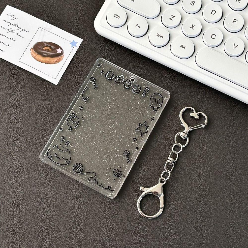 Прозрачный акриловый держатель для фотокарточки защитный чехол фотоальбом идол карта дисплей кредитный идентификатор