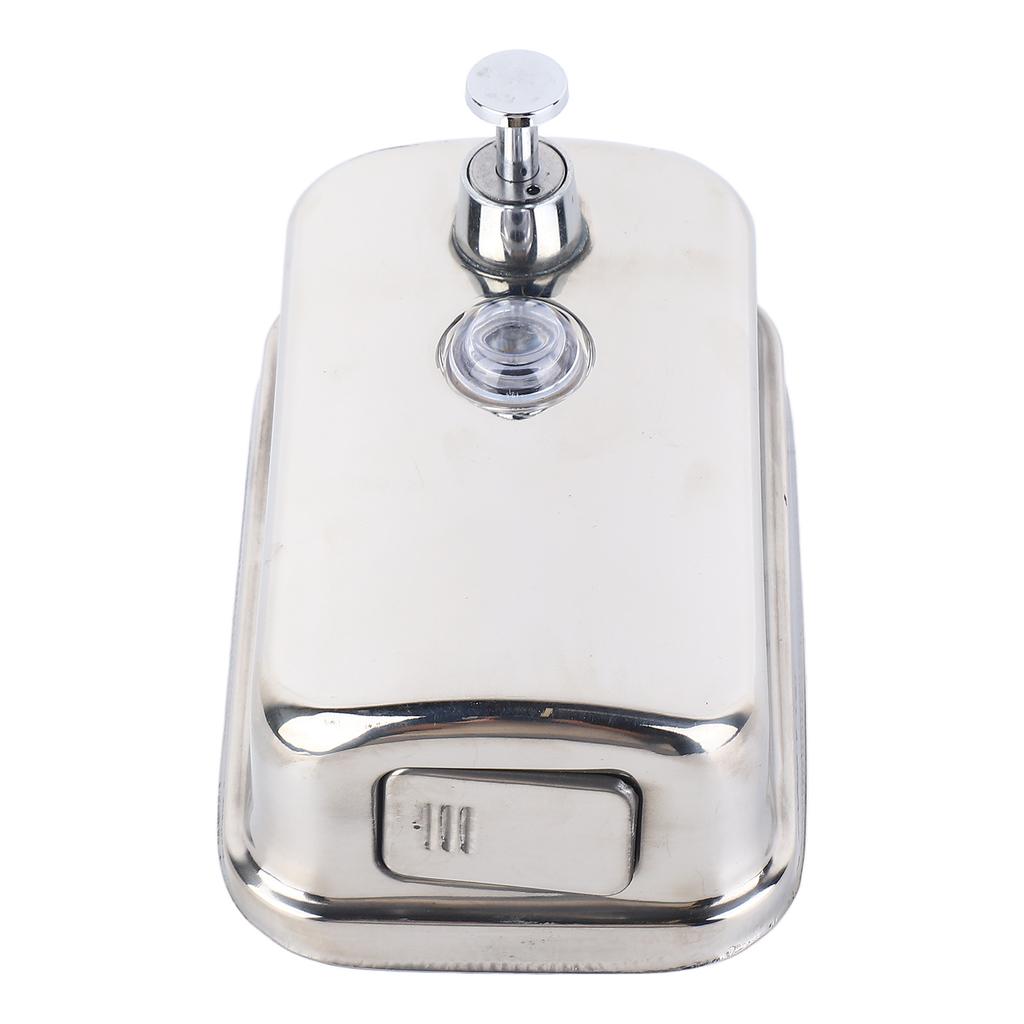 Soap Dispenser Stainless Steel Wall Mounted Manual Soap Dispenser for Commercial Hotel Public Place