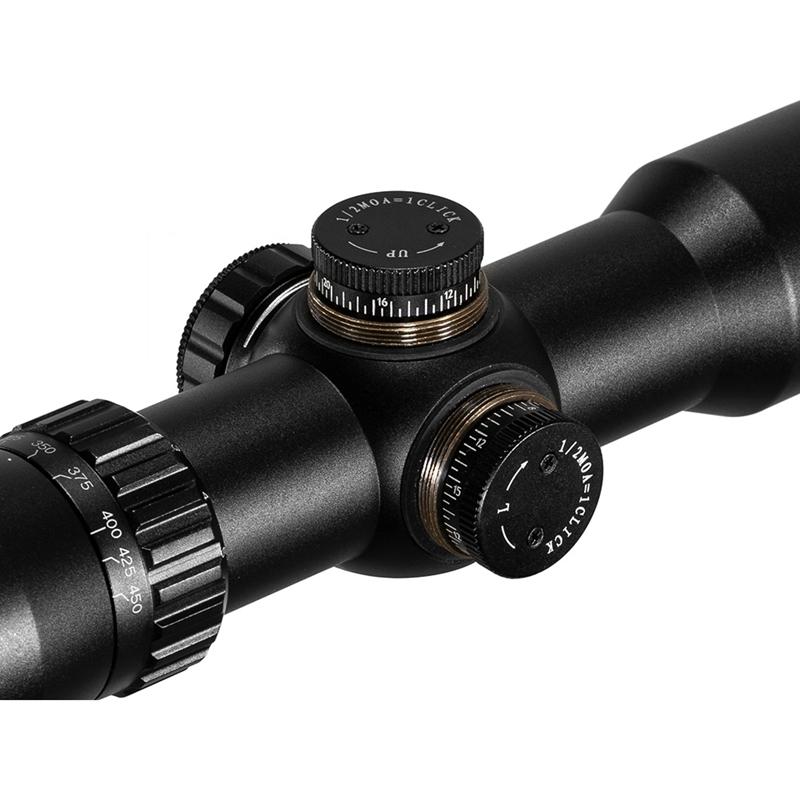 FIRE WOLF Tactical Scope 1.5-5x32 Optical Scope Green Red Glowing Hunting Scope Flip Scope Hunting