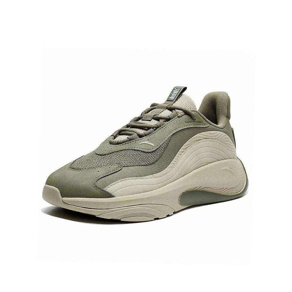 Anta Модные Кроссовки для Поклонения 4.0 с Амортизацией, Износостойкие, Низкие, Повседневные, Мужские, Зеленые, 112528840R-2