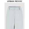 Женские однотонные брюки прямого кроя для通勤