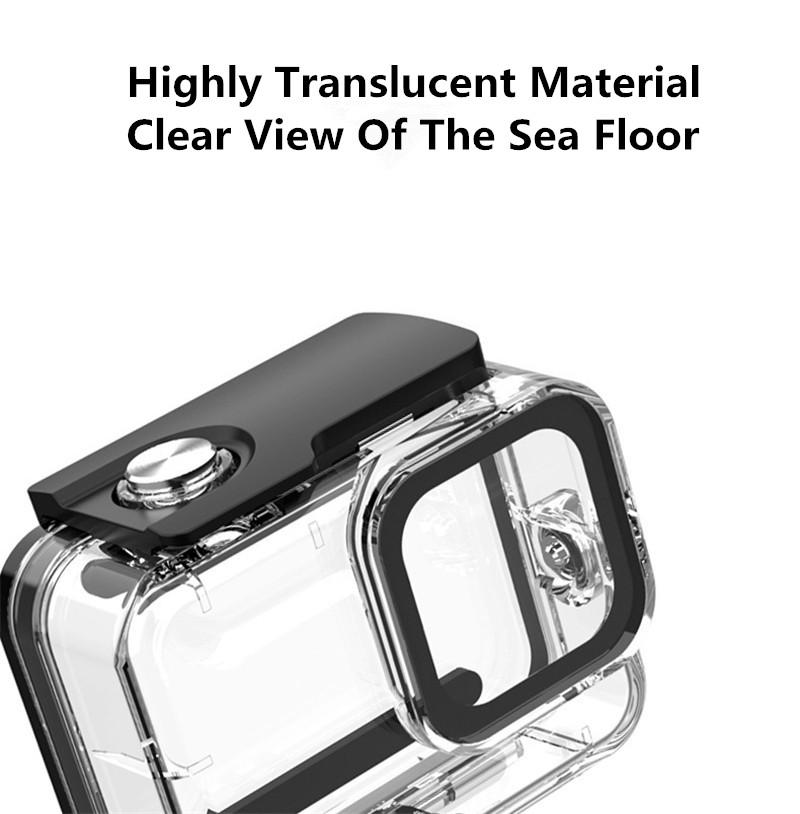 Replacement Waterproof Case Protective Housing for GoPro 13 12 11 10 9 Outside Sport Camera for Underwater Water Resistant 169ft