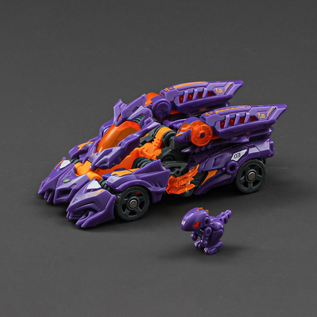 52TOYS BEASTDRIVE BD-03 Непослушный Завр, Трансформирующаяся Фигурка Действия, Раскрашенный Сочлененный Меха-Динозавр, Батарейки Не Требуются, Коллекционная Игрушка