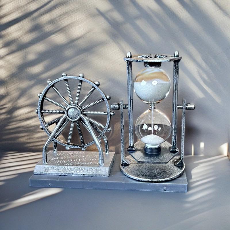 Ретро Хрустальный шар Песочные часы Таймер Украшение для Дома и Декора Винного Шкафа