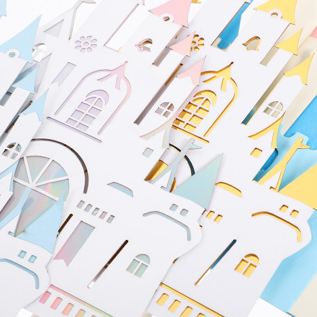 6 шт. вставка для торта в виде замка, украшение для украшения торта на день рождения для девочек, украшение на свадьбу