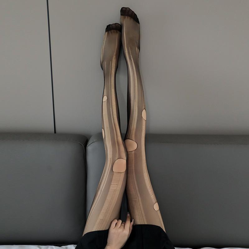 Женские чулки с кружевной кромкой большого размера - летний аксессуар для нижнего белья