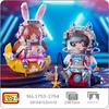 LOZ Space Adventure Cat Rabbit Astronaut Rocket Moon Star Carrot Spaceman 3D Mini Blocks Bricks Building Toy For Children No Box