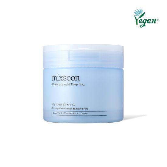 mixsoon Тонер-пэды с гиалуроновой кислотой 80 штук