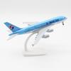 JJC Korean Air A380 Литая модель самолета (1:Масштаб 300, 20 см) - Премиальная витрина для коллекционных самолетов