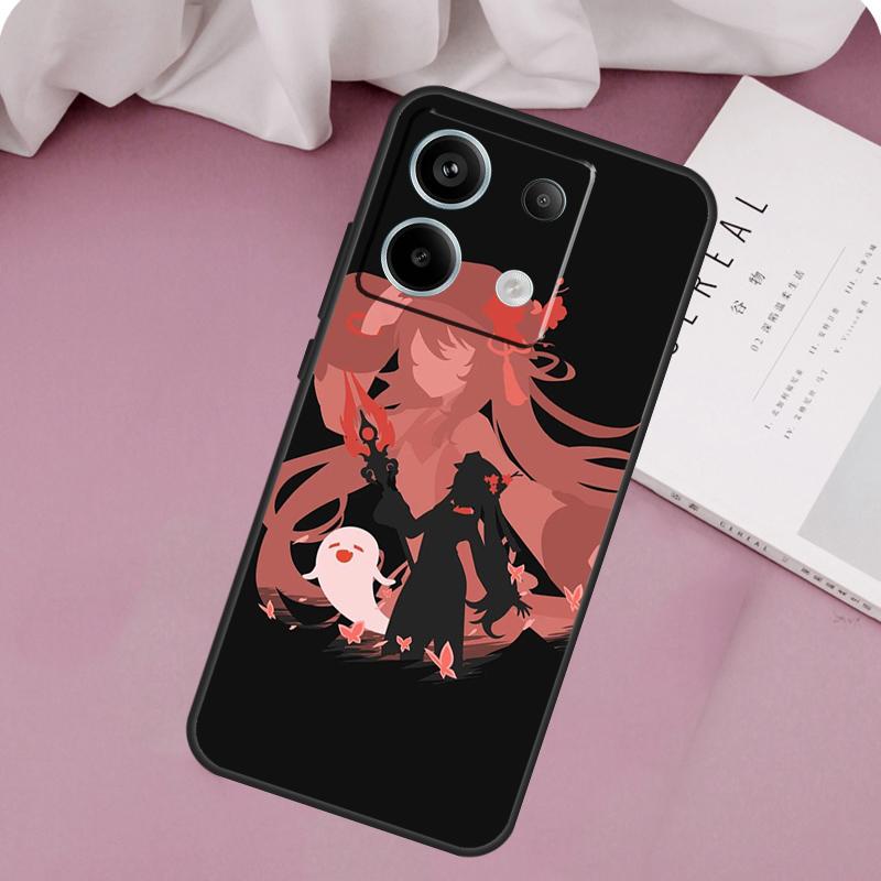 Чехол Genshin Impact Ху Тао HuTao для Redmi Note 13 Pro 9 10 11 12 Pro Plus 9S 10S 11S 12S Чехол для Redmi 12C 10C 13C