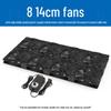 YiPan HC 8-Fan PC Cooling Kit with Adjustable Power Supply
