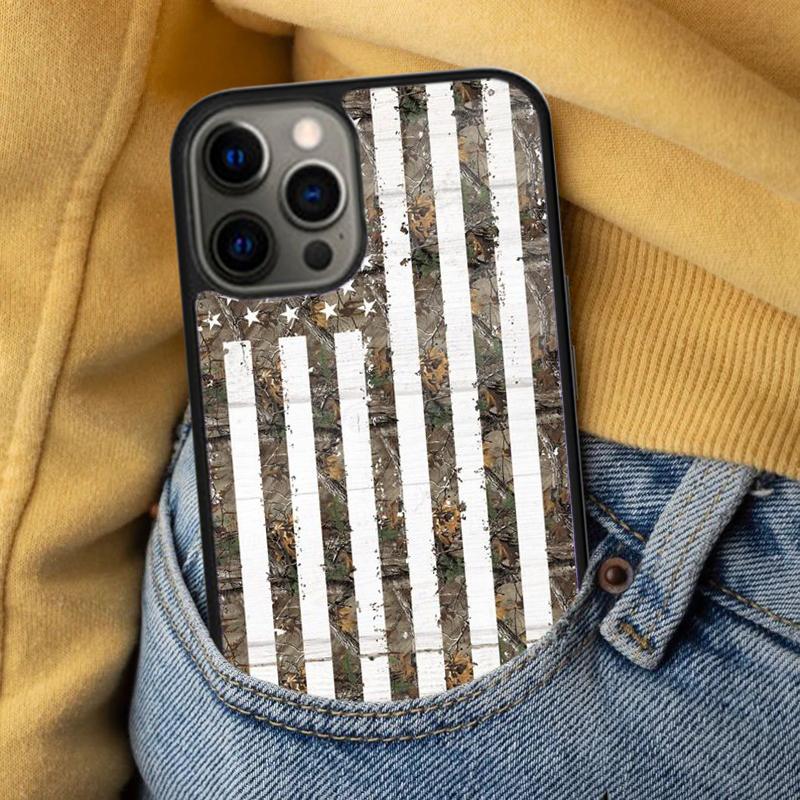 Deer Hunting Camo Soft Phone Case for iPhone 17 Air 16e Pro max 15 Pro 13 14 Plus 11 12 MagSafe Magnetic Coque