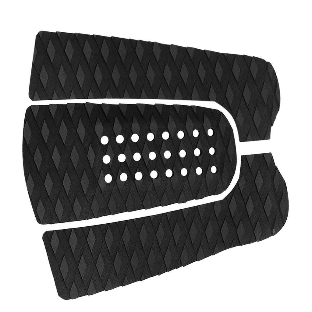 3 шт. Серфинг Серфборд Противоскользящий Тракшн Пад Тейлпад Дека Грип (черный)