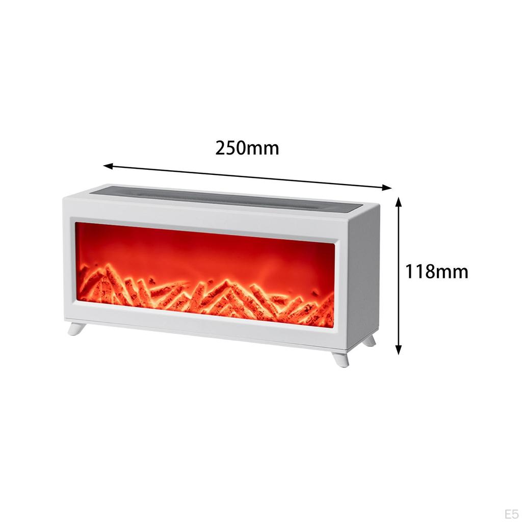 Flame Aroma Диффузор Увлажнитель Настольный Туман для Офисного Стола Дома Черный