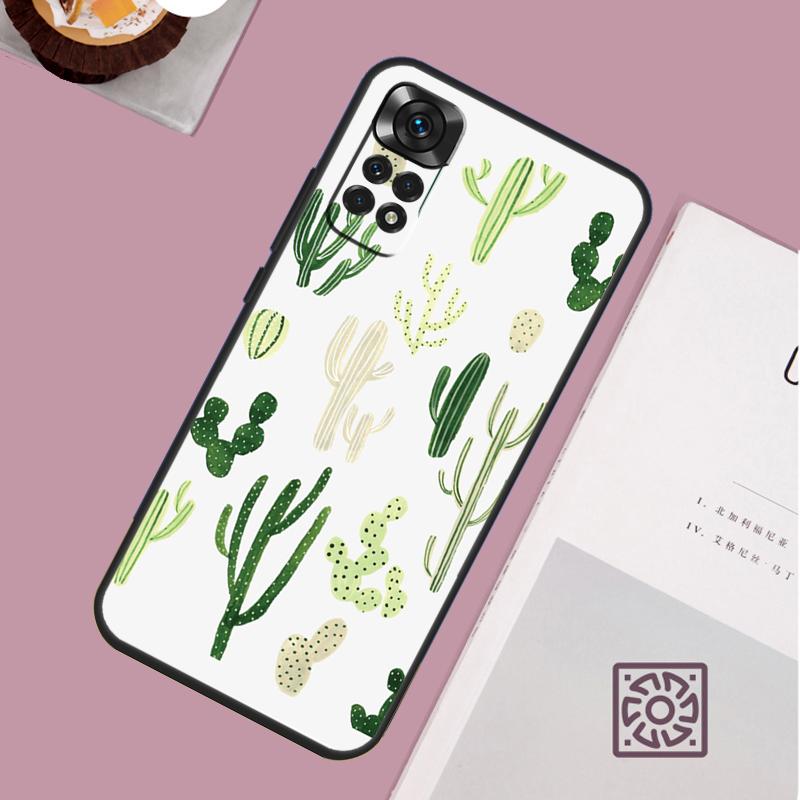 Чехол Растение Кактус Для Xiaomi Redmi Note 14 13 12 11 10 15 Pro Plus Redmi 15 13 13C 10C 12C 14C 15C Чехол