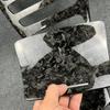 8 ММ Форма хлопьев Кованое углеродное волокно Высокопрочный Прецизионная резка Рубленое волокно DIY Детали интерьера и экстерьера автомобиля