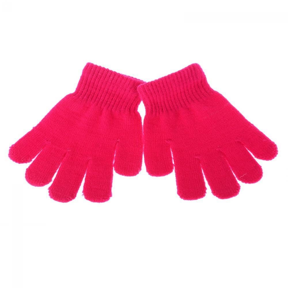Magic Boy Girl Warm Children Stretch Knitted Glove